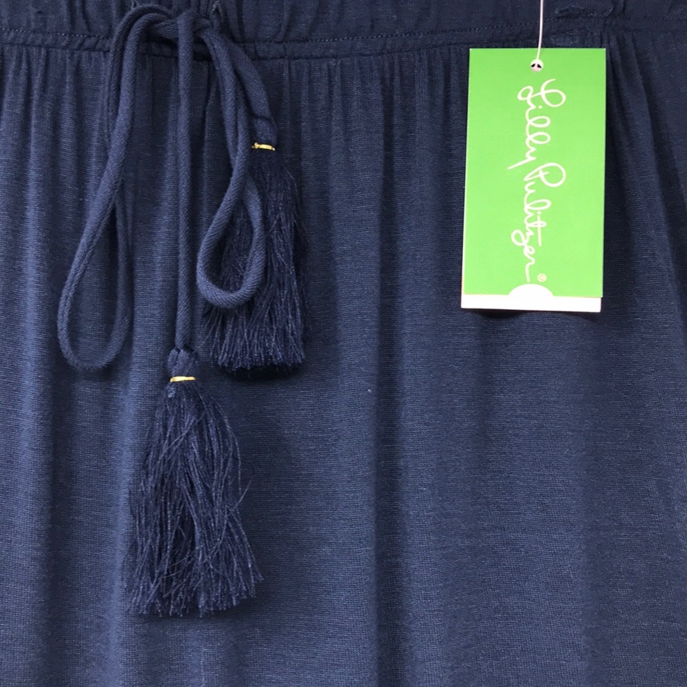 ❌🚫📦Sold Lilly Pulitzer Palma skirt true navy - Picture 2 of 8